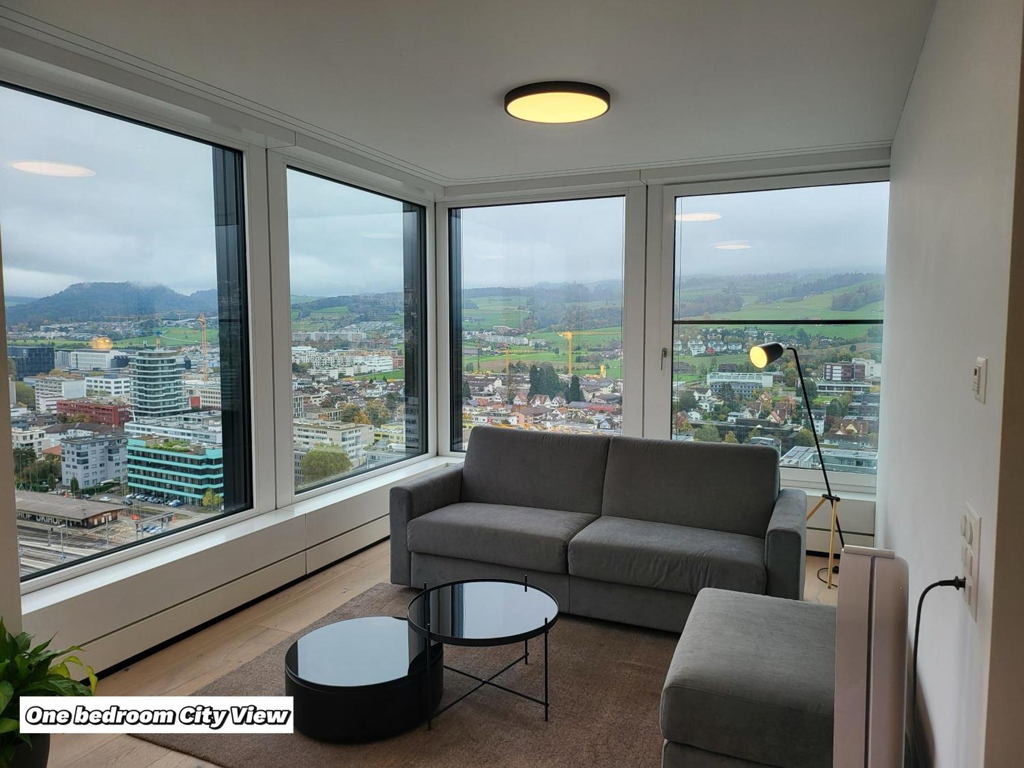 Park Tower City View Apartments Zug Eksteriør billede